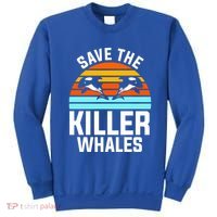 Save The Killer Whales Orca Gift Sweatshirt thumb 0