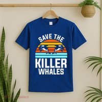 Save The Killer Whales Orca Gift T-Shirt thumb 2