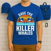 Save The Killer Whales Orca Gift T-Shirt thumb 6