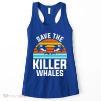 Save The Killer Whales Orca Gift Women's Tank Top thumb 0