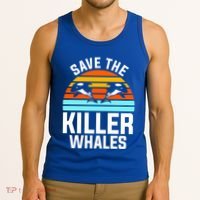 Save The Killer Whales Orca Gift Tank Top thumb 3