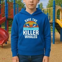 Save The Killer Whales Orca Gift Kids Hoodie thumb 2