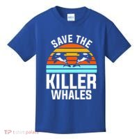 Save The Killer Whales Orca Gift Kids T-Shirt thumb 0
