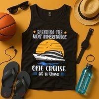 Spending The Kids Inheritance One Cruise At A Time Tank Top thumb 4