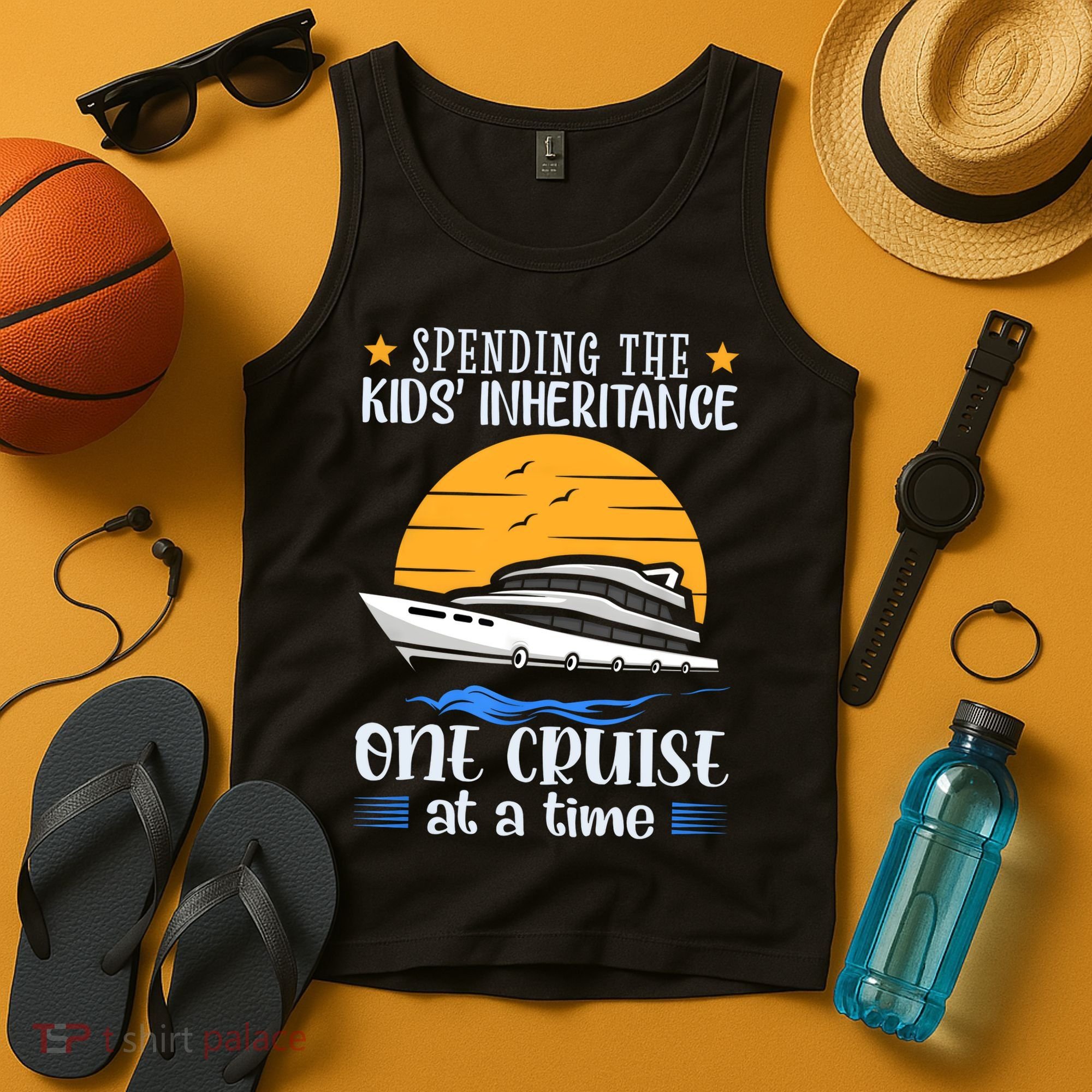 Spending The Kids Inheritance One Cruise At A Time Tank Top