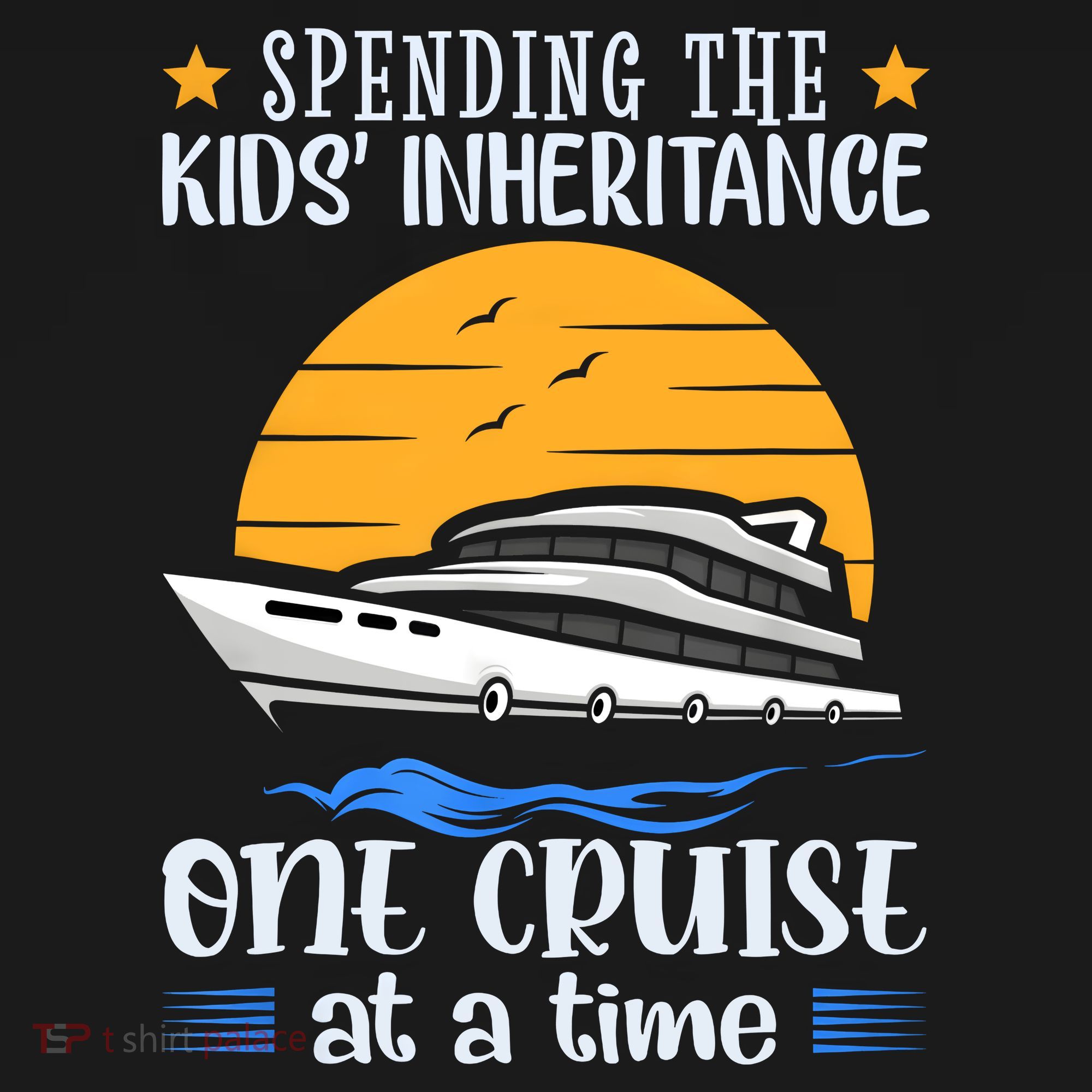Spending The Kids Inheritance One Cruise At A Time Tank Top