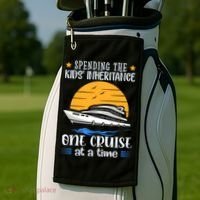 Spending The Kids Inheritance One Cruise At A Time Golf Towel thumb 2