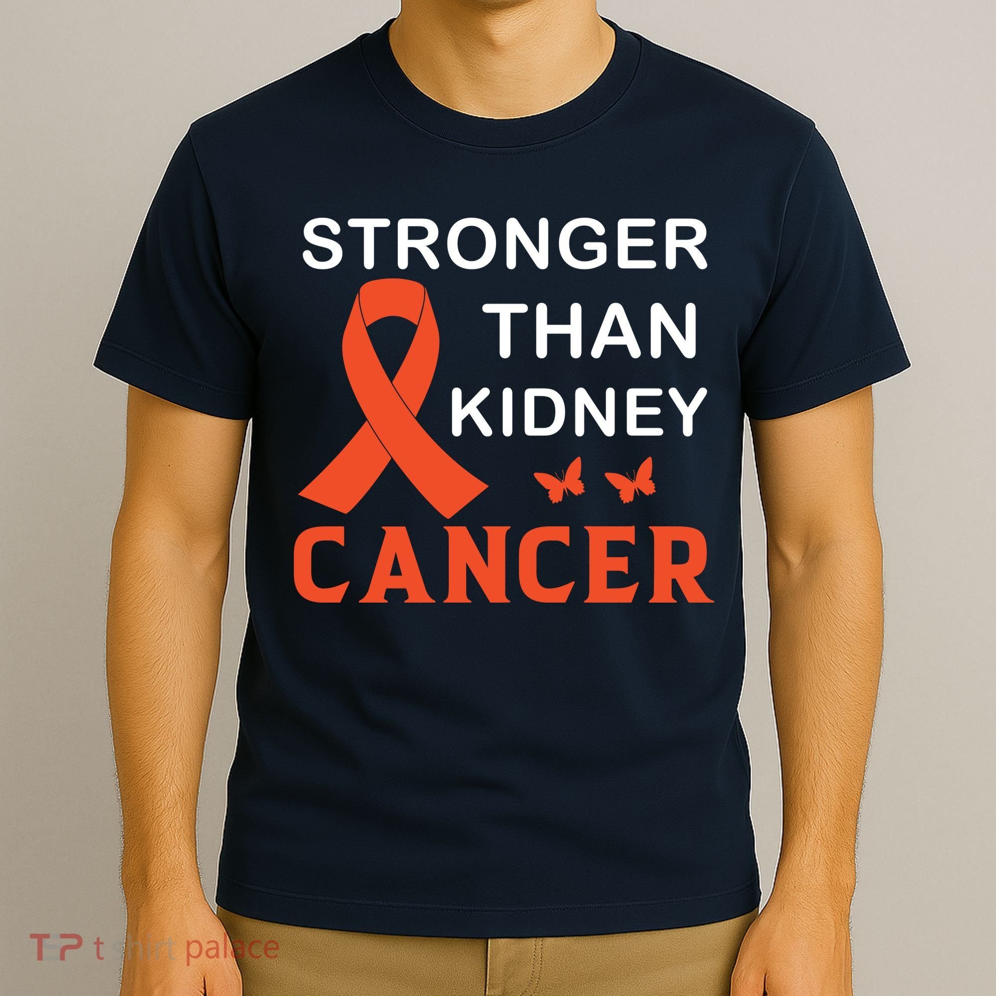 Stronger Than Kidney Cancer Breast Cancer Awareness T-Shirt