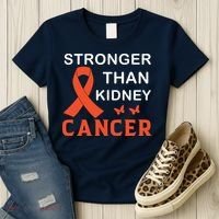 Stronger Than Kidney Cancer Breast Cancer Awareness Women's T-Shirt thumb 3