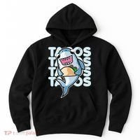 Shark Taco Kawaii Neko Anime Mexican food  Hoodie thumb 0