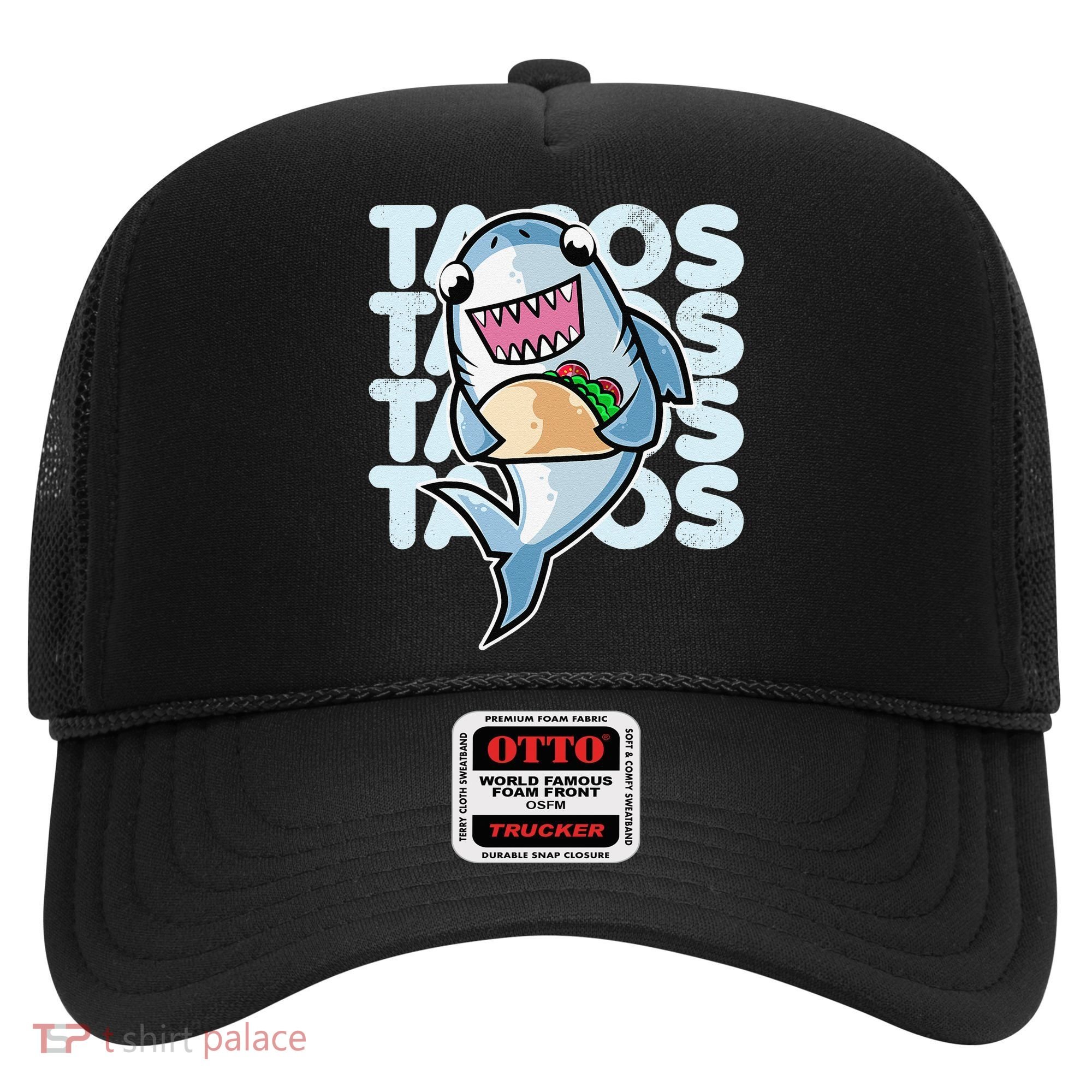 Shark Taco Kawaii Neko Anime Mexican food  Hat