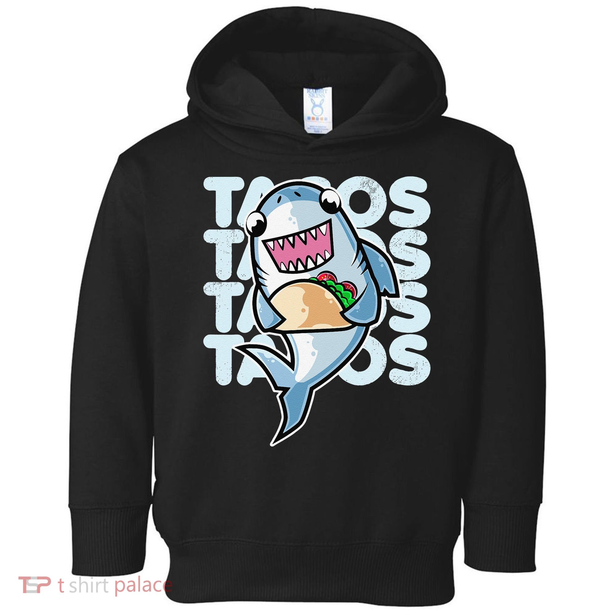 Shark Taco Kawaii Neko Anime Mexican food  Toddler Hoodie