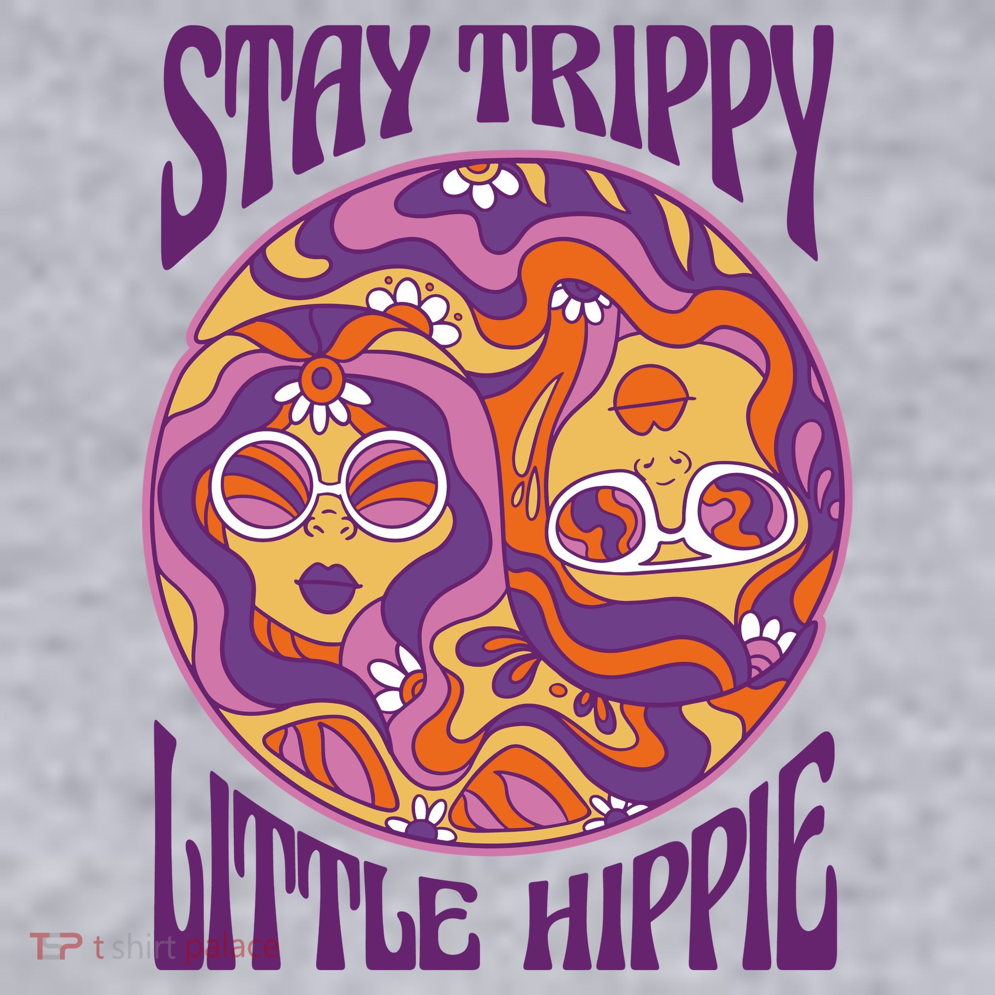 Stay Trippy Little Hippie Retro 60s Women's Sweatshirt