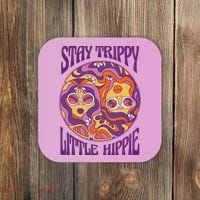 Stay Trippy Little Hippie Retro 60s Coaster thumb 0