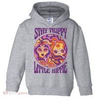 Stay Trippy Little Hippie Retro 60s Toddler Hoodie thumb 0
