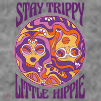 Stay Trippy Little Hippie Retro 60s Toddler Hoodie thumb 2