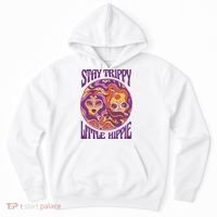 Stay Trippy Little Hippie Retro 60s Hoodie thumb 0