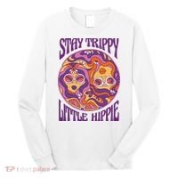 Stay Trippy Little Hippie Retro 60s Long Sleeve Shirt thumb 0