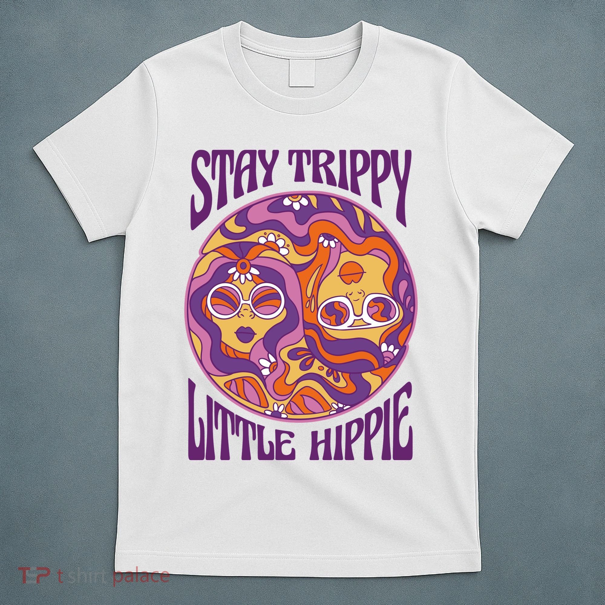 Stay Trippy Little Hippie Retro 60s T-Shirt