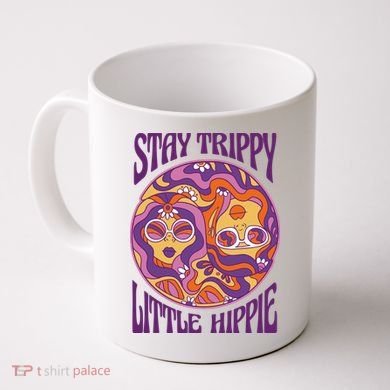 Stay Trippy Little Hippie Retro 60s Coffee Mug