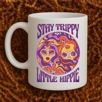 Stay Trippy Little Hippie Retro 60s Coffee Mug thumb 2