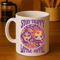 Stay Trippy Little Hippie Retro 60s Coffee Mug thumb 4
