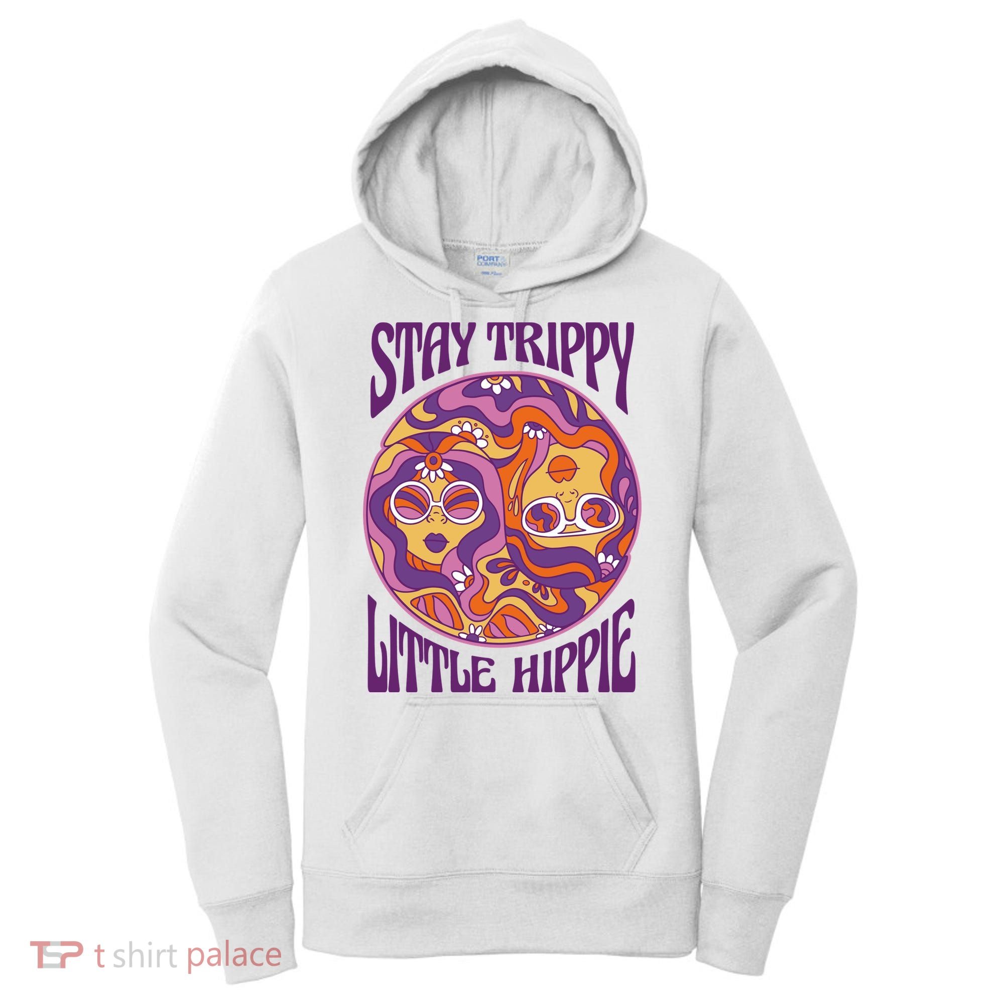 Stay Trippy Little Hippie Retro 60s Women's Hoodie