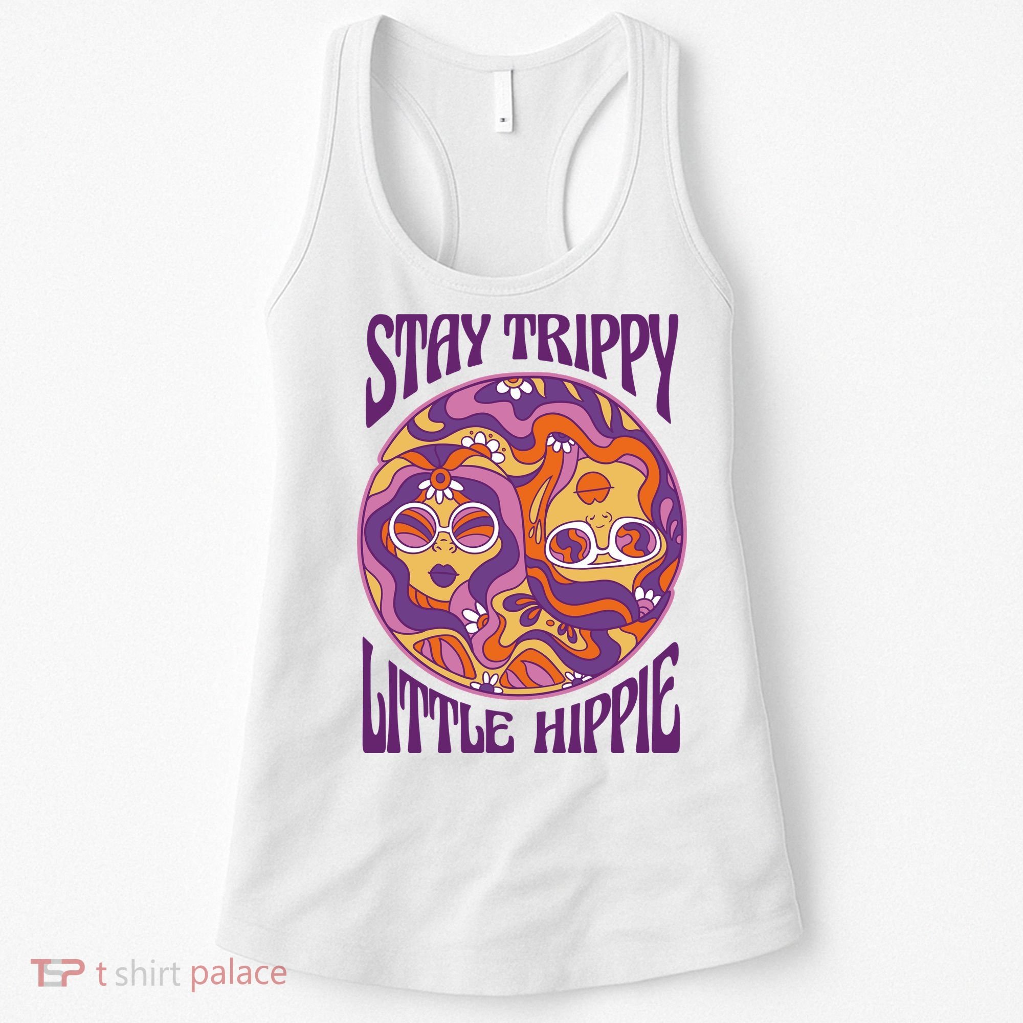 Stay Trippy Little Hippie Retro 60s Women's Tank Top