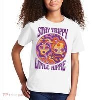 Stay Trippy Little Hippie Retro 60s Kids T-Shirt thumb 2