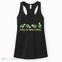Sea Turtle Lover This Is How I Roll Turtle Women's Tank Top thumb 0