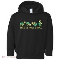Sea Turtle Lover This Is How I Roll Turtle Toddler Hoodie thumb 0