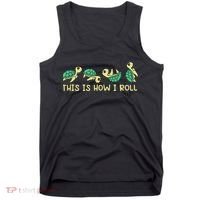 Sea Turtle Lover This Is How I Roll Turtle Tank Top thumb 0