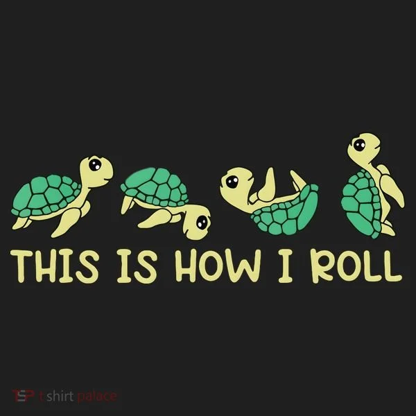 Sea Turtle Lover This Is How I Roll Turtle Golf Towel