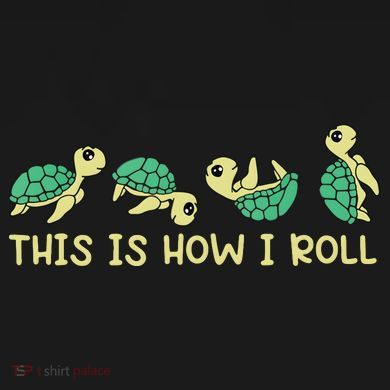 Sea Turtle Lover This Is How I Roll Turtle Cropped Pullover Crew