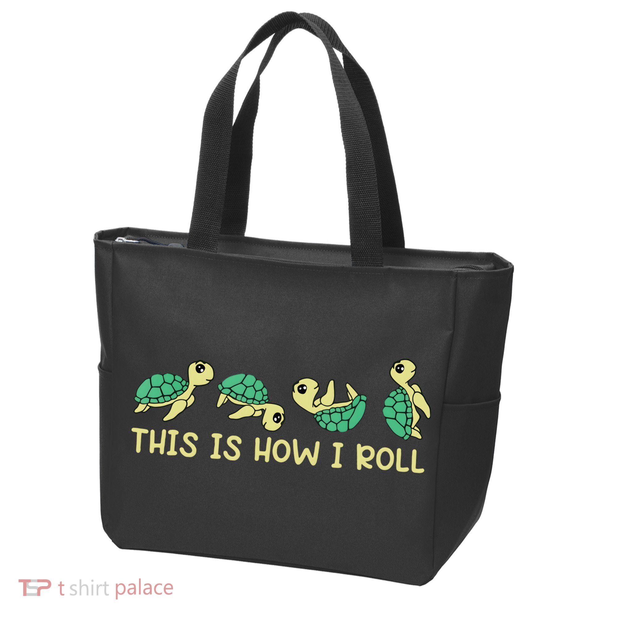Sea Turtle Lover This Is How I Roll Turtle Tote Bag