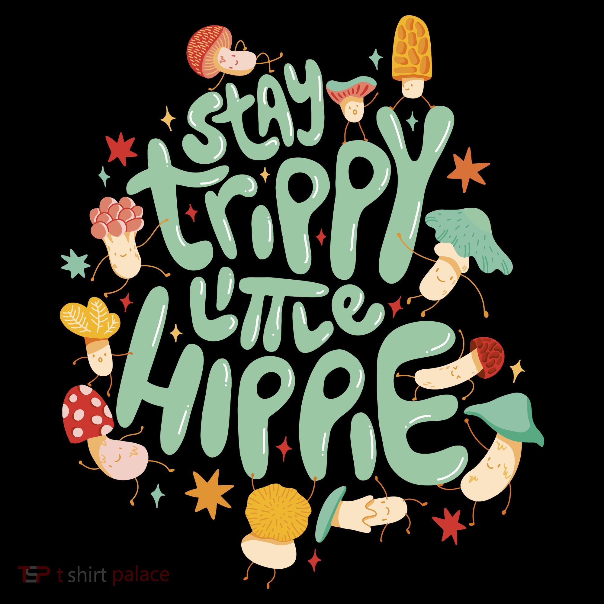 Stay Trippy Little Hippie Coaster