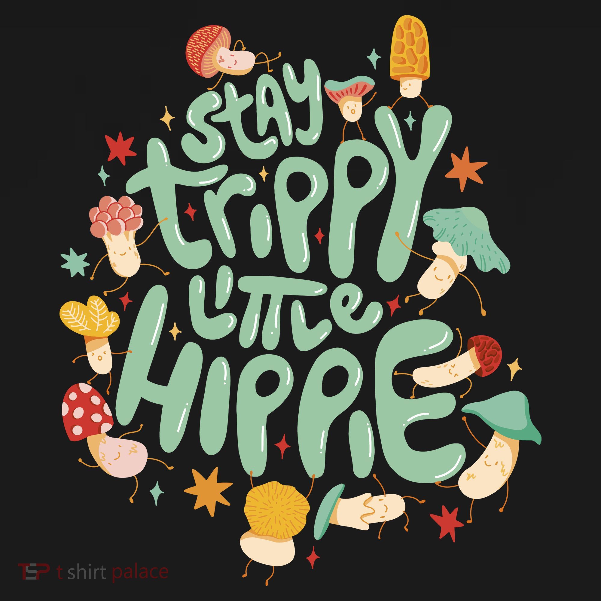 Stay Trippy Little Hippie Tie Dye Hoodie