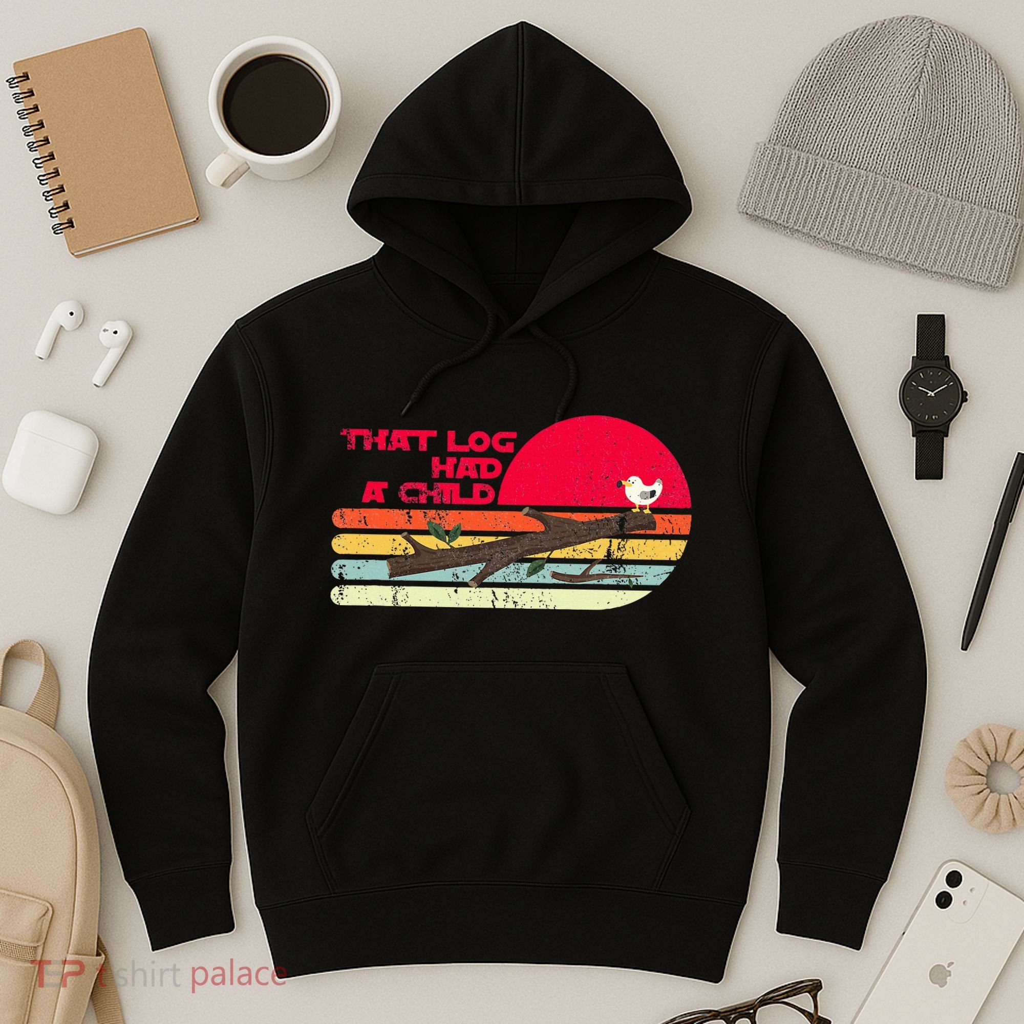 Seagulls That Log Had A Child Dank Meme Stop It Now Dad Joke Hoodie