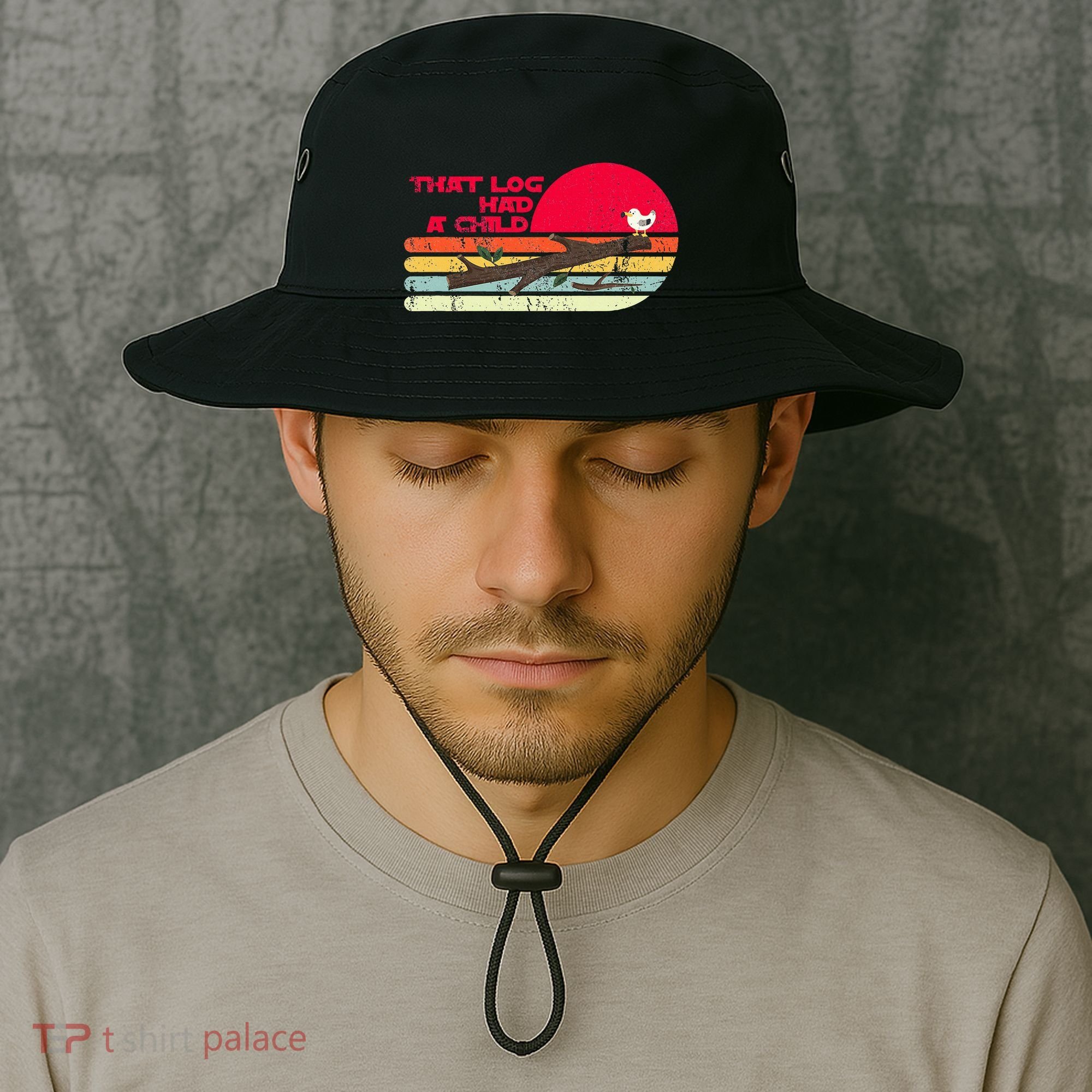 Seagulls That Log Had A Child Dank Meme Stop It Now Dad Joke Bucket Hat