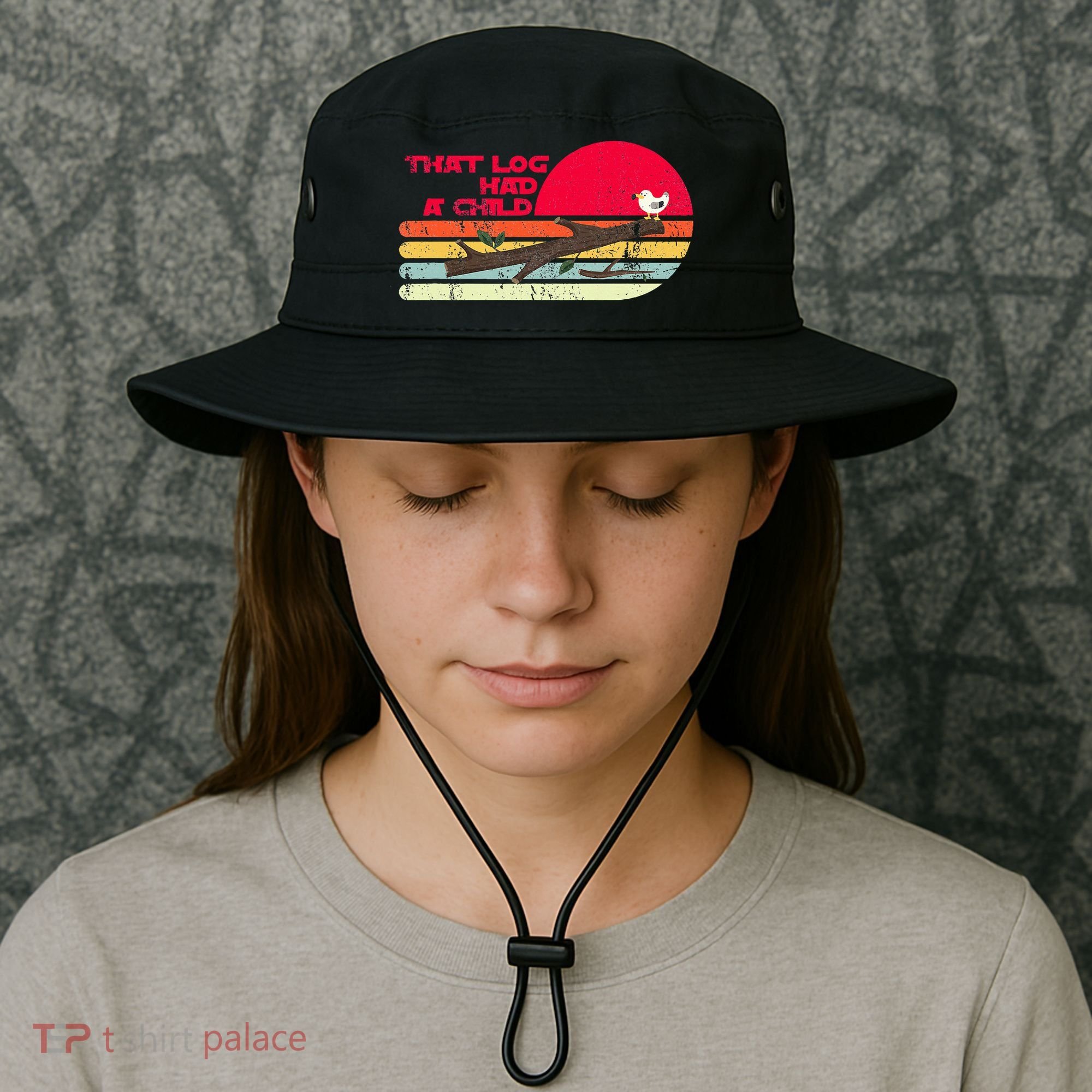 Seagulls That Log Had A Child Dank Meme Stop It Now Dad Joke Bucket Hat