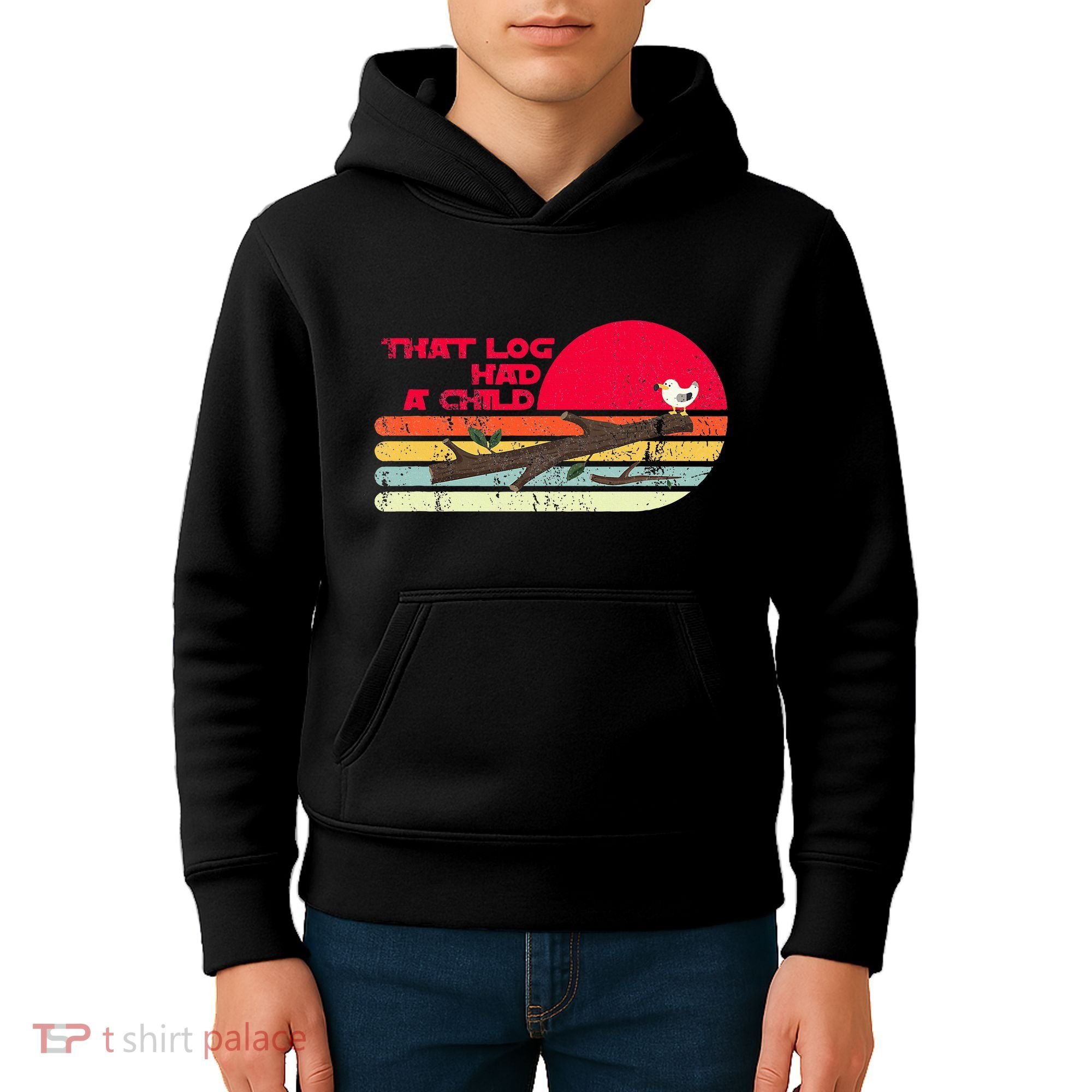Seagulls That Log Had A Child Dank Meme Stop It Now Dad Joke Kids Hoodie