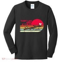 Seagulls That Log Had A Child Dank Meme Stop It Now Dad Joke Kids Long Sleeve Shirt thumb 0