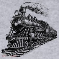 Steam Train Locomotive Steam Engine Women's Sweatshirt thumb 2
