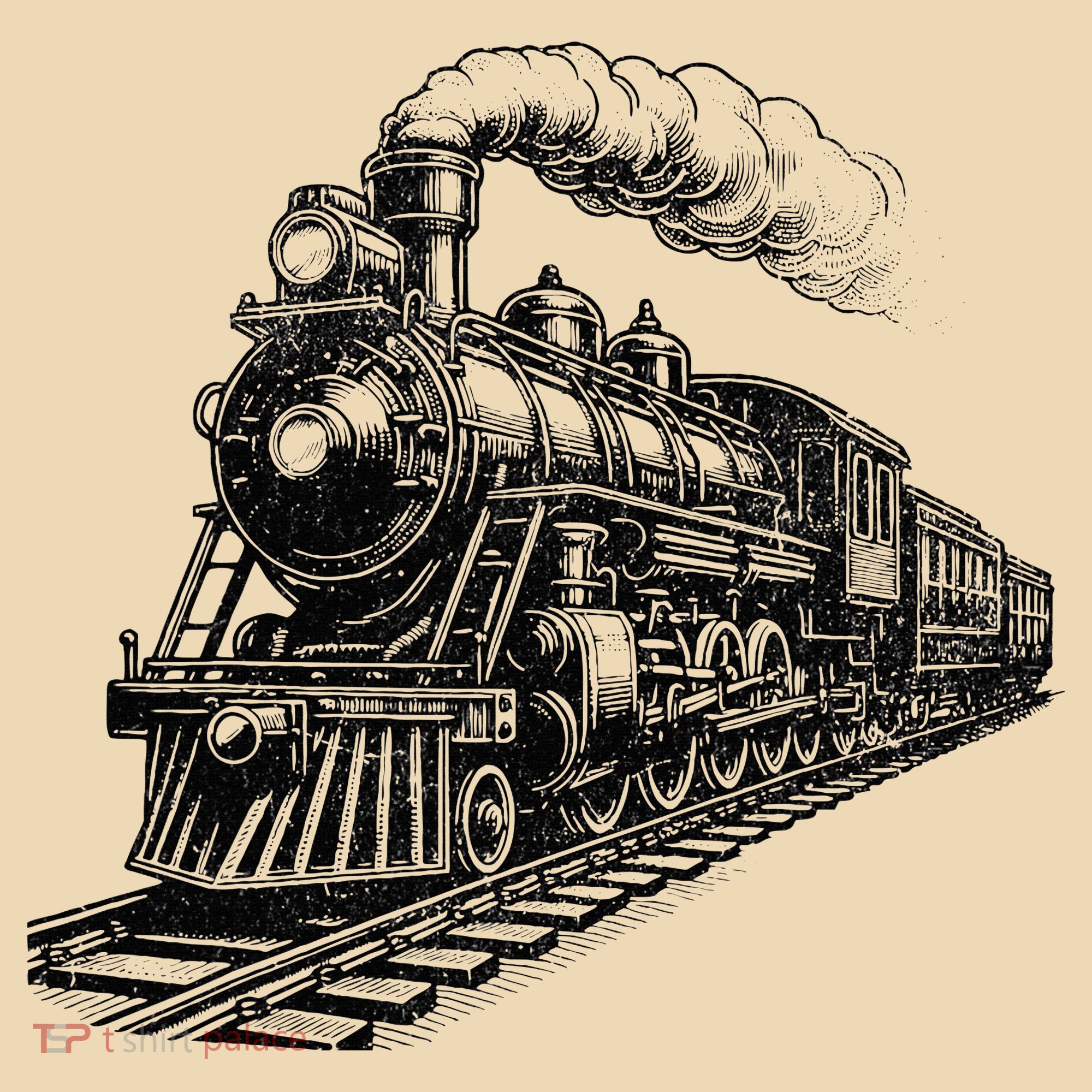 Steam Train Locomotive Steam Engine Tote Bag
