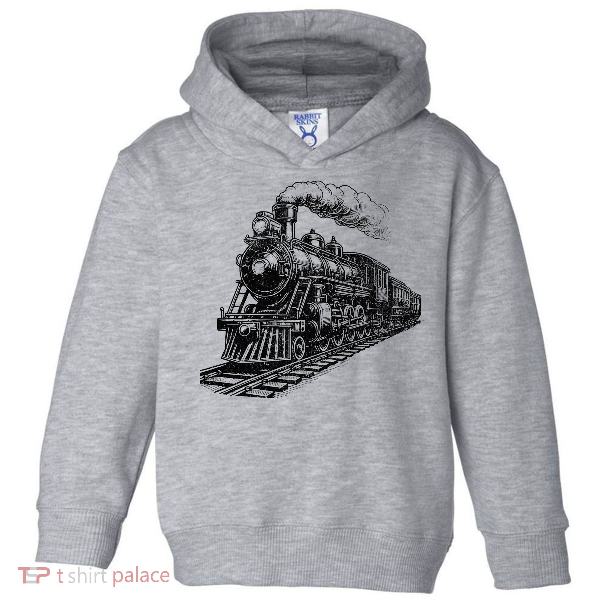 Steam Train Locomotive Steam Engine Toddler Hoodie