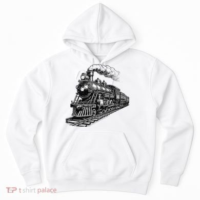 Steam Train Locomotive Steam Engine Hoodie