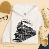 Steam Train Locomotive Steam Engine Hoodie thumb 4