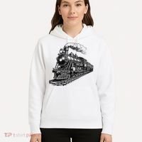 Steam Train Locomotive Steam Engine Hoodie thumb 5