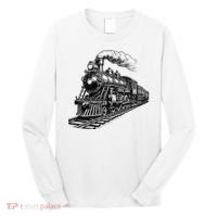 Steam Train Locomotive Steam Engine Long Sleeve Shirt thumb 0