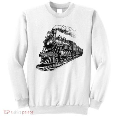 Steam Train Locomotive Steam Engine Sweatshirt